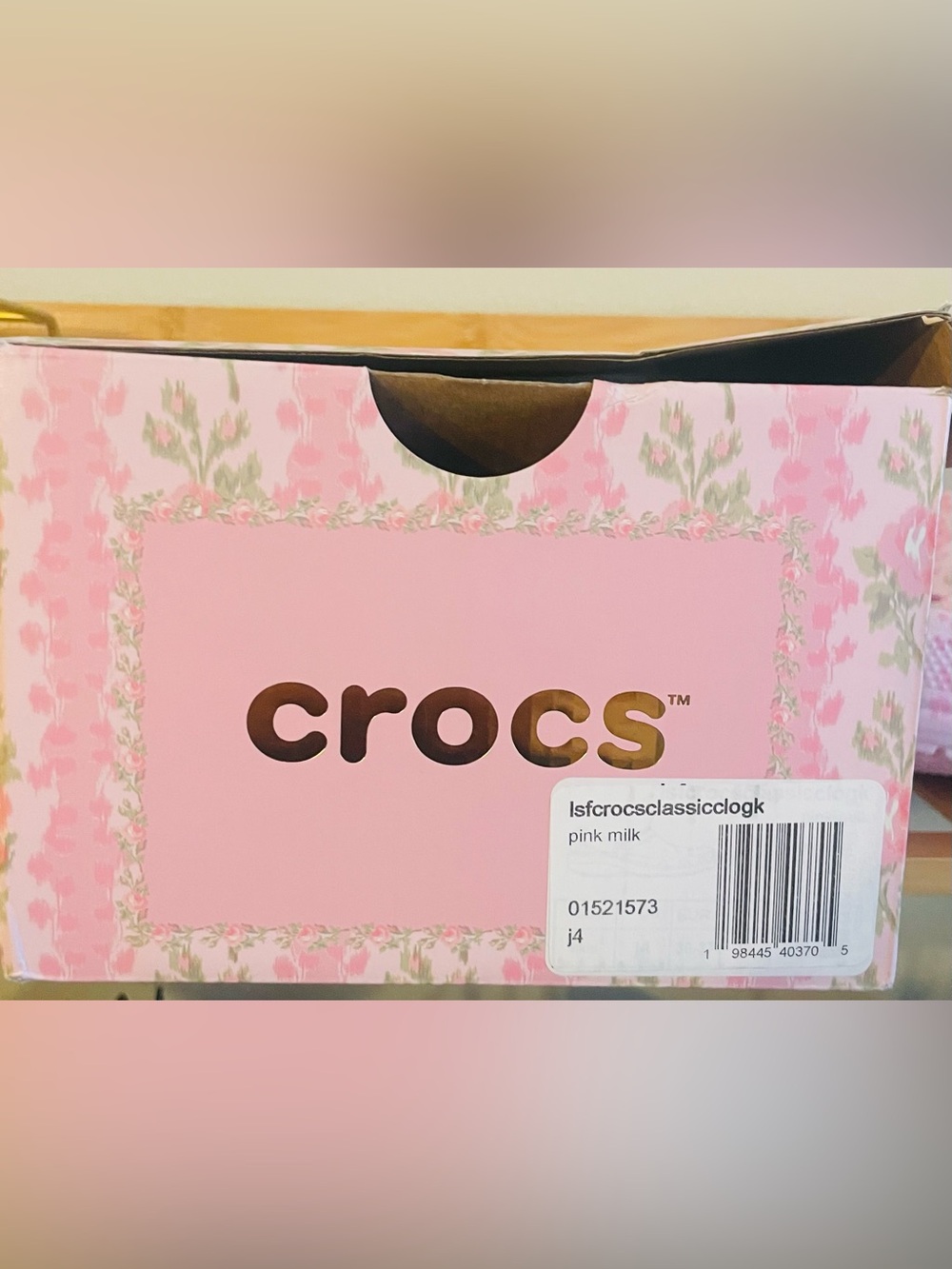 NEW…LoveShackFancy Kids' Pink Floral Classic Clog - Picture 8 of 8